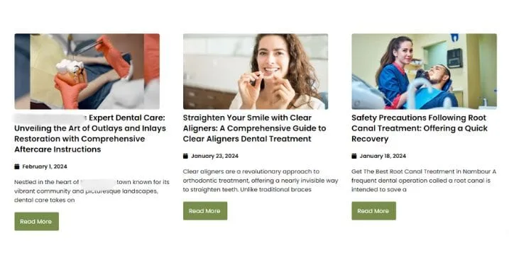 Dental content marketing