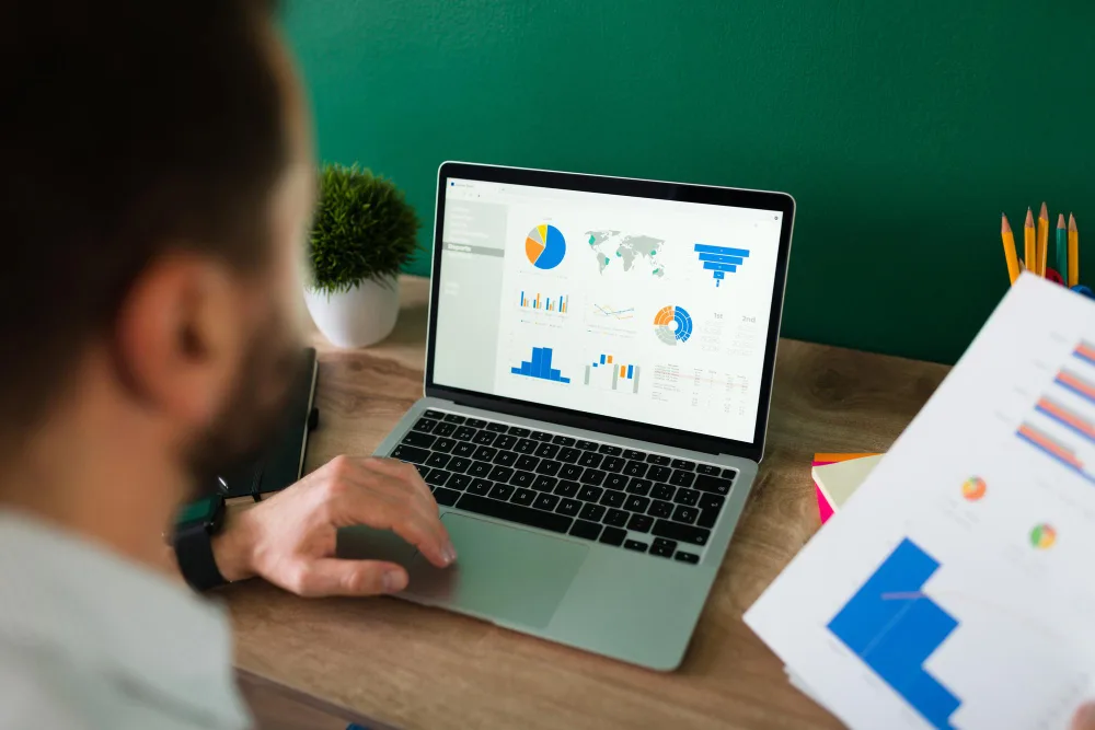 Look at the google ads analytics for dental website