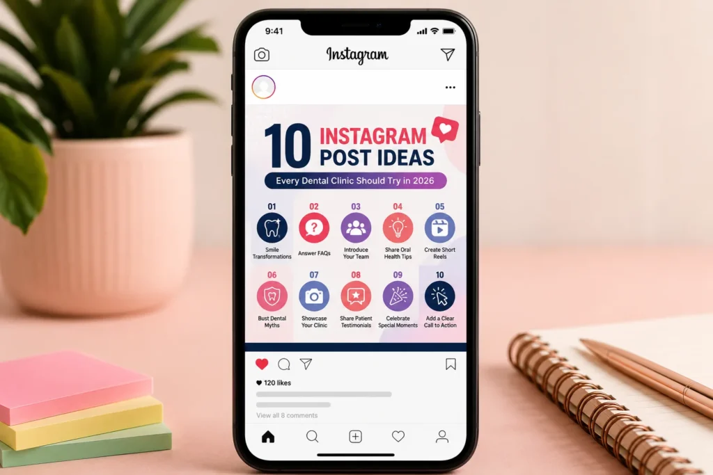Instagram post Ideas for dentists